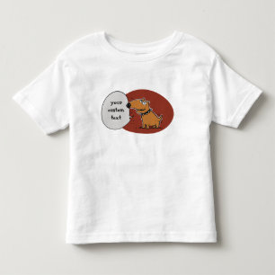 おもしろい犬は漫画と言う トドラーTシャツ