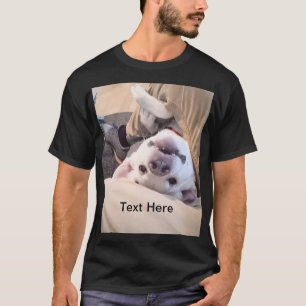 おもしろい犬は無視されないコミカルな写真Tシャツ Tシャツ