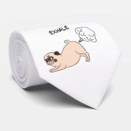 おもしろい犬を吸い込む ネクタイ