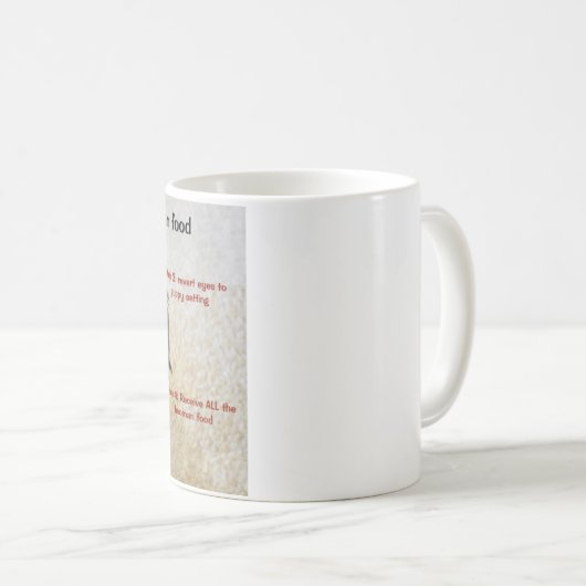 おもしろい犬を頼む方法 コーヒーマグカップ (正面右)