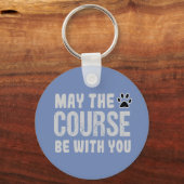 おもしろい犬アジリティラリー訓練キーチェーンギフト キーホルダー (正面)