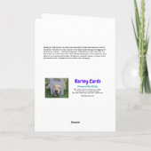 おもしろい犬アドバイス60誕生日 カード (裏面)