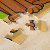 おもしろい犬インパークパズル ジグソーパズル (側面)