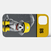 おもしろい犬インレインブーツ – 犬のユーモア Case-Mate iPhoneケース (裏面 (横))