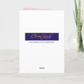 おもしろい犬イースターバニーのイースターカード カード (裏面)