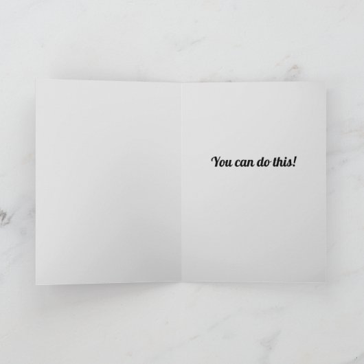 おもしろい犬カスタム体年齢の誕生日 カード (内部)