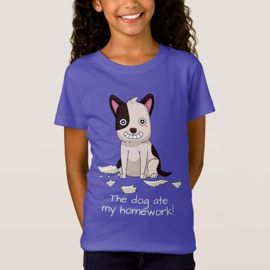 おもしろい犬カスタム文字シャツ&ジャケット Tシャツ (正面)