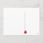 おもしろい犬クリスマスカード シーズンポストカード (裏面)