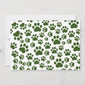 おもしろい犬クリスマス写真パーソナライズされたペット写真 シーズンカード (裏面)