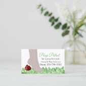 おもしろい犬クリーンアップ名刺 名刺 (スタンド正面)