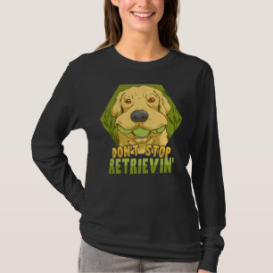 おもしろい犬ゴールデンレトリバーストップ取得 Tシャツ