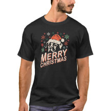 おもしろい犬サンタメリークリスマスヴィンテージ