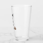 おもしろい犬シッターありがとうペットシッターウンチ タンブラーグラス (左)