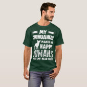 おもしろい犬チワフアシャツパピーレスキュー女性 Tシャツ (正面フル)