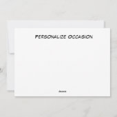 おもしろい犬テニスボールリタイアメントAny大事な行事 シーズンカード (裏面)