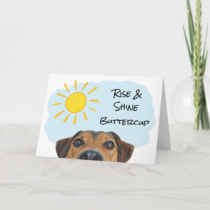 おもしろい犬テーマ名の追加ハッピーバースデー カード