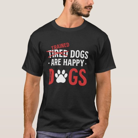 おもしろい犬トレーナーサービスドッグトレーナー Tシャツ (正面)