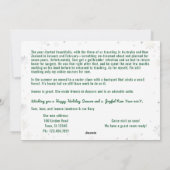 おもしろい犬ネコ7写真コラージュ引っ越しましたゴールデン シーズンカード (裏面)