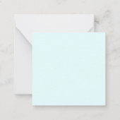 おもしろい犬バレンタインデーの名刺 ノートカード (裏面)