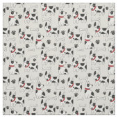 おもしろい犬パターン ファブリック (見本)
