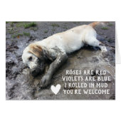 おもしろい犬パピーバレンタインデーミーム (正面横)