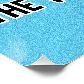 おもしろい犬ピーオンお誕生日ケーキ ポスター (コーナー)