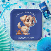 おもしろい犬フンパーソナライズされた ペーパープレート (パーティー)