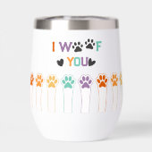 おもしろい犬ポーズラバー (背面)