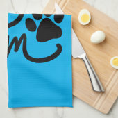 おもしろい犬ポードッグママ キッチンタオル (四つ折り)