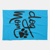 おもしろい犬ポードッグママ キッチンタオル (横)