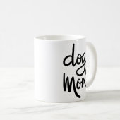 おもしろい犬ポードッグママ コーヒーマグカップ (正面右)
