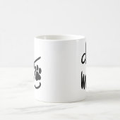 おもしろい犬ポードッグママ コーヒーマグカップ (中央)