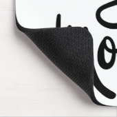 おもしろい犬ポードッグママ マウスパッド (コーナー)