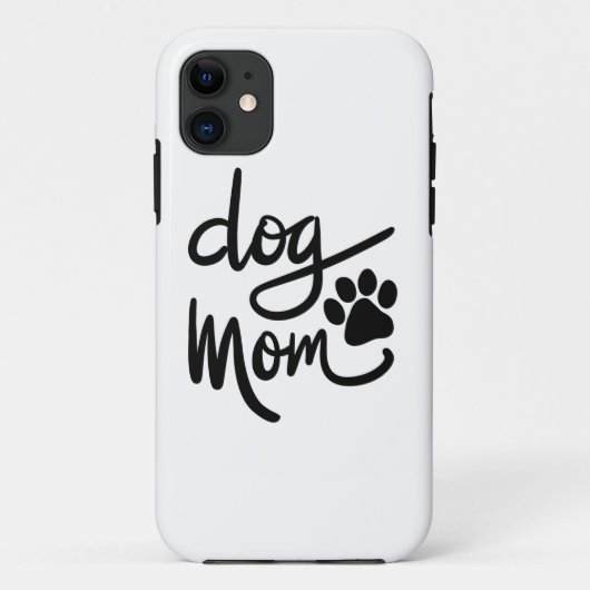 おもしろい犬ポードッグママ Case-Mate iPhoneケース (裏面)