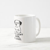 おもしろい犬マグカップ コーヒーマグカップ (正面右)