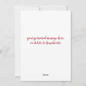 おもしろい犬ママペパーソナライズされたット写真マザーズデー シーズンカード (裏面)