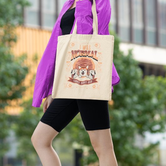 おもしろい犬ママ犬パパかわいいギフトキャンバス トートバッグ