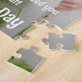 おもしろい犬ママ – Mothers Day Dog – かわいいペットの写真 ジグソーパズル (側面)