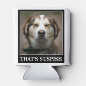 おもしろい犬ミーム 缶クーラー (裏面)