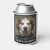 おもしろい犬ミーム 缶クーラー (缶裏面)