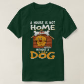 おもしろい犬モチーフと犬ことわざ Tシャツ (デザイン正面)