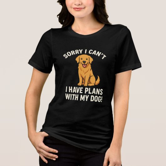 おもしろい犬ラバーシャツ – Pet Owner Gift Tee トライブレンドＴシャツ (正面)