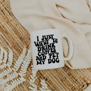 おもしろい犬ラバーマグ犬ママ犬パパ コーヒーマグカップ