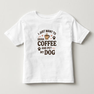 おもしろい犬ラバーマグ犬ママ犬パパ トドラーTシャツ