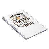 おもしろい犬ラバーマグ犬ママ犬パパ ノートブック (右側)