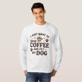 おもしろい犬ラバーマグ犬ママ犬パパ Tシャツ (正面フル)
