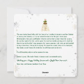 おもしろい犬ラフイヤー平和ラブジョイ4枚モダン写真 シーズンカード (裏面)