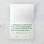 おもしろい犬ルフイヤー引っ越しました6枚の写真ゴールデン カード (内部)