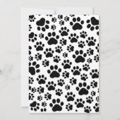 おもしろい犬写真パーソナライズされたクリスマスフォト シーズンカード (裏面)