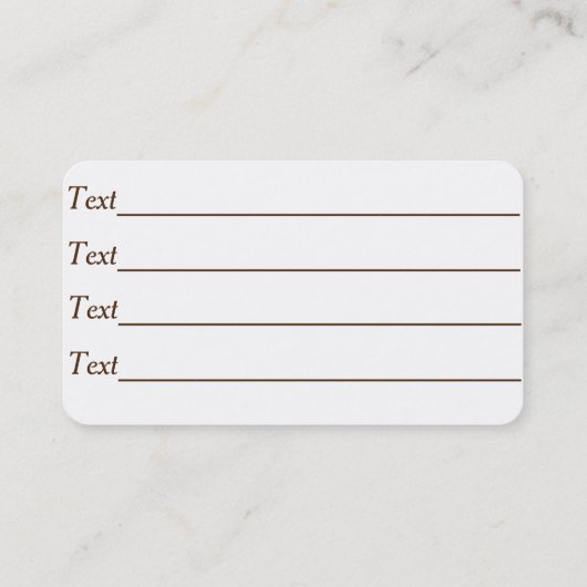 おもしろい犬写真犬グルーミングペットケアサービス 予約カード (裏面)